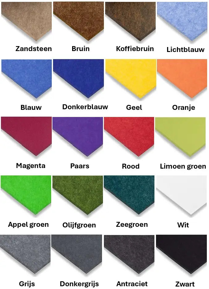 Bloempaneel PET vilt