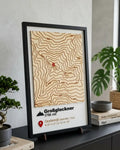 topografische kaart hoogtelijnen