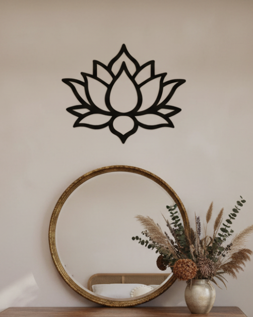 Lotus – wandpaneel - muurdecoratie